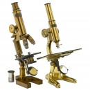 2 Berlin Brass Compound Microscopes