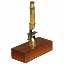 Box Base Drum-Type Microscope by Hartnack/Paris, c. 1870