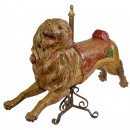 Rare Carved Carousel Lion, c. 1890