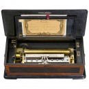 Mandolin Musical Box by Junod, c. 1880