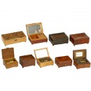9 Small Musical Boxes, 1930 onwards