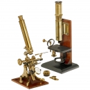 2 Brass Compound Microscopes