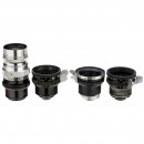 4 Movie Lenses for Arriflex 35/16 St.