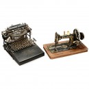 Frister & Rossmann Typewriter and Sewing Machine, c. 1900 1)