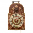 Black Forest Wooden Wheel Alarm Clock, c. 1800
