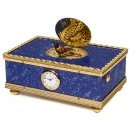 Singing Bird Box Automaton with Timepiece by Reuge Music