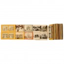 Approx. 120 Stereo Cards 9 x 18 cm, 1900 onwards