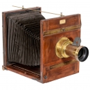 L. & A. Boulade Frères French Field Camera 24 x 30 cm, c. 1880