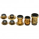 7 Brass Lenses by Wray