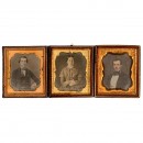 3 Daguerreotypes (1 /6 Plate), c. 1850