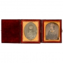 2 Small Daguerreotypes, c. 1845–50