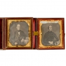 2 Daguerreotypes (1/6 Plate), c. 1850