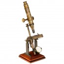 Large and Unusually Constructed Microscope, c. 1880