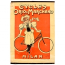 Italian Cycles Orio e Marchand Bicycle Poster, c. 1890