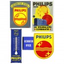4 Philips Enamel Signs