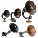 5 Small Radio Horn Speakers, c. 1925
