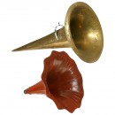 2 Gramophone Horns, c. 1915