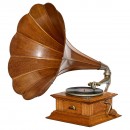 	His Master's Voice Monarch Horn Gramophone, c. 1910