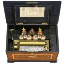 Rare Mandoline & Chinesen Musical Box by Weil & Harburg, c. 18
