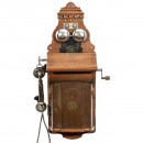 L.M. Ericsson Model AB 520 Wall Phone, c. 1905