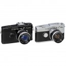 2 x Olympus Pen-FT Chrome and Black