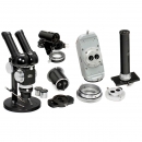 Zeiss Opton Stereo Microscope with Accessories
