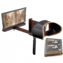 Holmes-Pattern Stereo Viewer with Cards, c. 1880