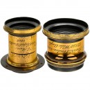 2 Brass Lenses by C. Burr