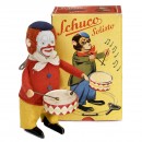Schuco Solisto Clown with Drum No. 986/1 Dancing Figure, c. 1952