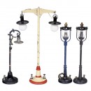 4 Gauge 0 Railway Lamps by Bing