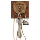 Early French Wall Telephone by S.I.T., c. 1905