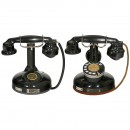 2 French Table Telephones, c. 1933