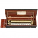 Key-Wind Forte-Piano Musical Box by Lecoultre, c. 1850