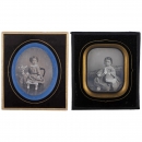 2 Daguerreotypes (Children), c. 1845-46