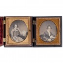 2 Daguerreotypes from America, c. 1851