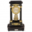Musical Portico Clock by Blant, c. 1855