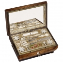 Early Musical Sewing Necessaire, c. 1830