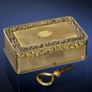 Rare Silver-Gilt Musical Snuff Box by Bruguier, c. 1818