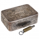 Early Sur-Plateau Musical Silver Snuff Box, c. 1817