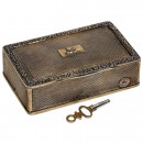 Early Silver-Gilt Musical Snuff Box, c. 1817