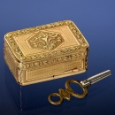 Fine 18-Carat Gold Musical Vinaigrette, c. 1815