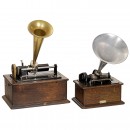 Edison Phonograph and Edison Dictating Machine, c. 1915