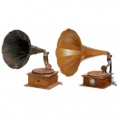 2 Pathé Horn Gramophones for Restoration, c. 1915