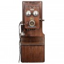 Wooden Wall Telephone by L.M. Ericsson, c. 1905