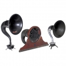 3 Radio Horn Loudspeakers
