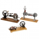 3 Steam-Engine Cutaway Models, 1920-50
