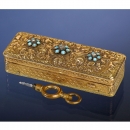 Fine 14-Carat Gold Musical Box by Moulinié, Bautte et Moynier, c