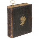 Rare Book-Form Musical Box by Gustav Rebíček Musikwerk, c. 1875