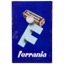 Ferrania Enamel Advertising Sign, 1949/50