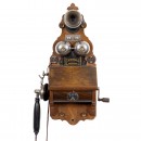 L.M. Ericsson Model 305 Wall Telephone, c. 1896